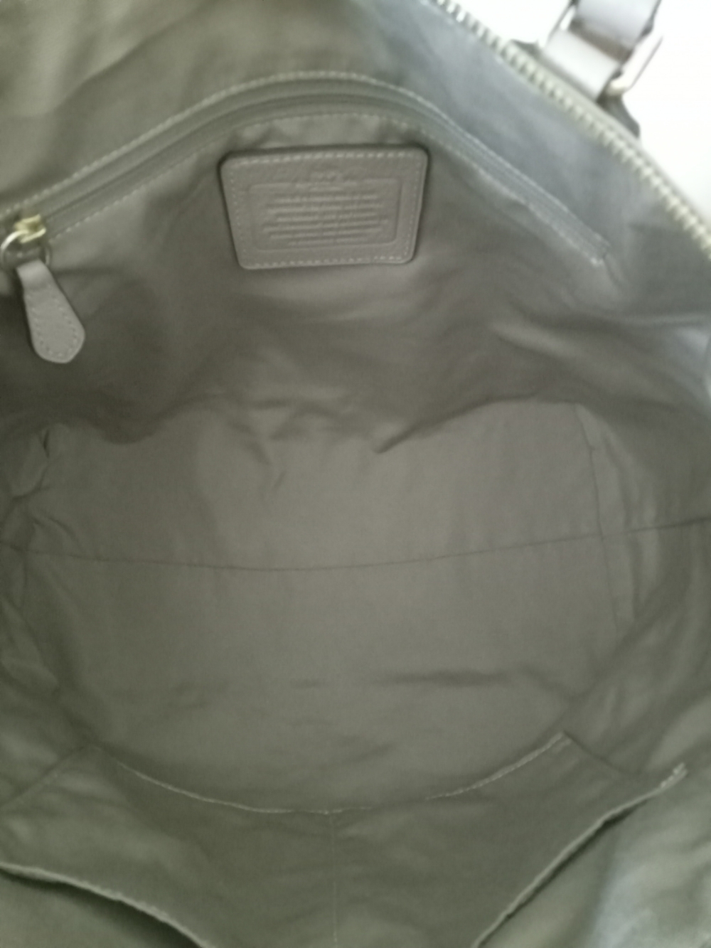 Coach Taupe Suede & Leather 2way Satchel with Removable Strap EUC - Picture 6 of 15